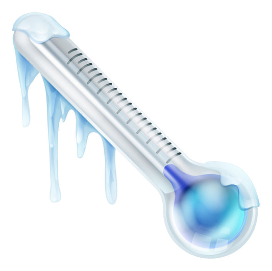 frozen thermometer