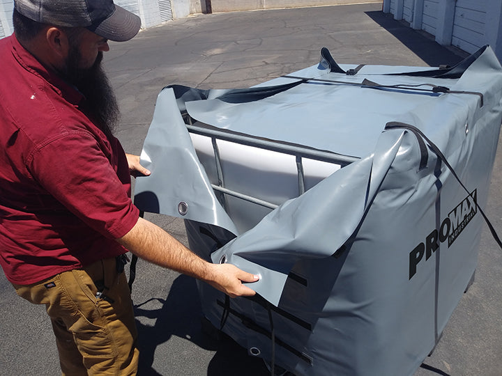 ProMAX IBC Tote Heater Corn Syrup